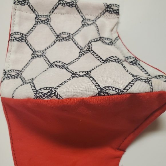 100% Handmade Cotton Fabric  Face Mask - Picture 2 of 3